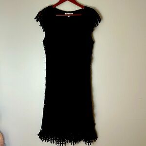 💚10 Black Ribbon Lace dress size S